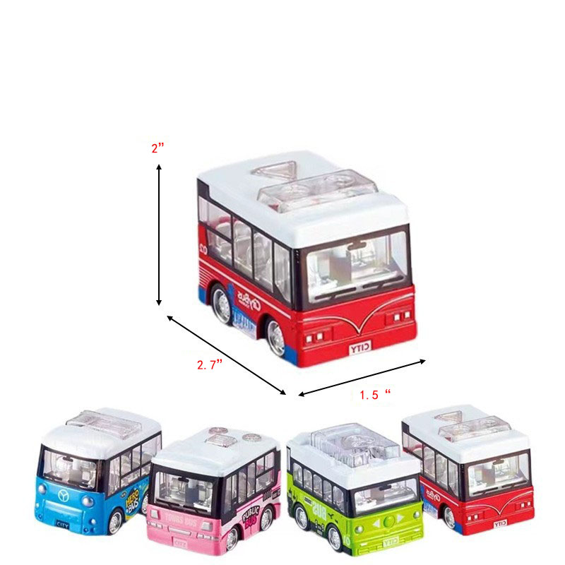 Cute die cast mini city bus 
