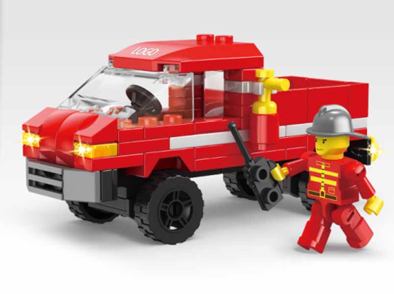 99pc Rescue fire truck Building Blocks kit 