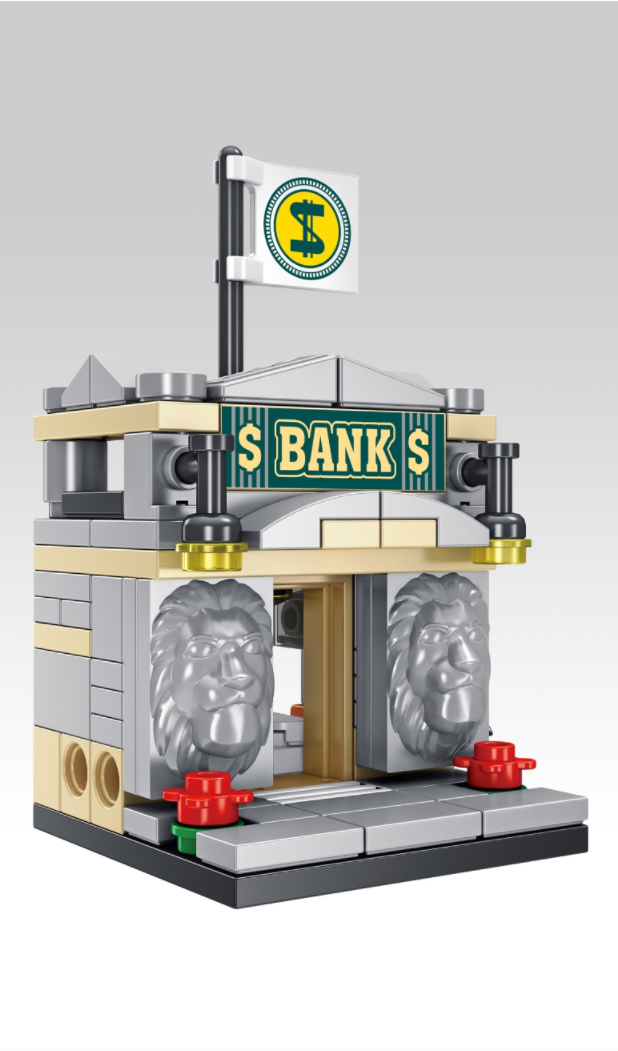 105pc Fortune Bank building blocks toy 